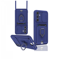 Newface Samsung Galaxy S24 Fe Kılıf Zuma Kartvizitli Yüzüklü Silikon - Lacivert Newface Samsung Galaxy S24 Fe Kılıf Zuma Kartvizitli Yüzüklü Silikon - Lacivert