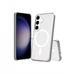 Newface Samsung Galaxy S24 Kılıf Magneticsafe Şeffaf Silikon - Şeffaf Newface Samsung Galaxy S24 Kılıf Magneticsafe Şeffaf Silikon - Şeffaf