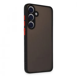 Newface Samsung Galaxy S24 Kılıf Montreal Silikon Kapak - Siyah