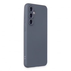 Newface Samsung Galaxy S24 Kılıf Nano İçi Kadife Silikon - Gri