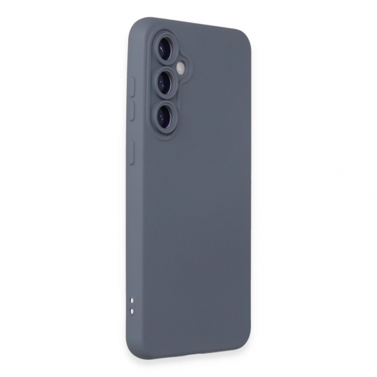 Newface Samsung Galaxy S24 Kılıf Nano İçi Kadife Silikon - Gri