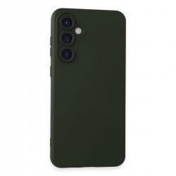 Newface Samsung Galaxy S24 Kılıf Nano İçi Kadife Silikon - Koyu Yeşil Newface Samsung Galaxy S24 Kılıf Nano İçi Kadife Silikon - Koyu Yeşil