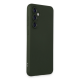 Newface Samsung Galaxy S24 Kılıf Nano İçi Kadife Silikon - Koyu Yeşil