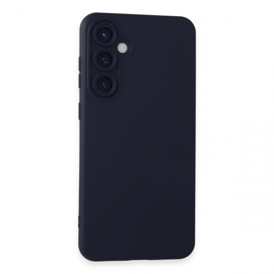 Newface Samsung Galaxy S24 Kılıf Nano İçi Kadife Silikon - Lacivert