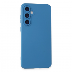 Newface Samsung Galaxy S24 Kılıf Nano İçi Kadife Silikon - Mavi Newface Samsung Galaxy S24 Kılıf Nano İçi Kadife Silikon - Mavi