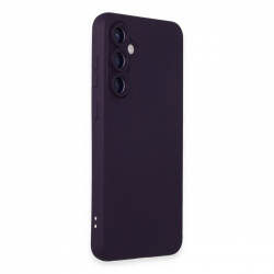 Newface Samsung Galaxy S24 Kılıf Nano İçi Kadife Silikon - Mor