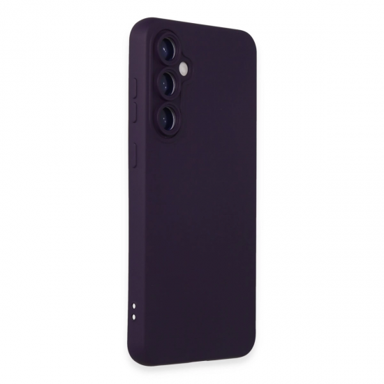 Newface Samsung Galaxy S24 Kılıf Nano İçi Kadife Silikon - Mor