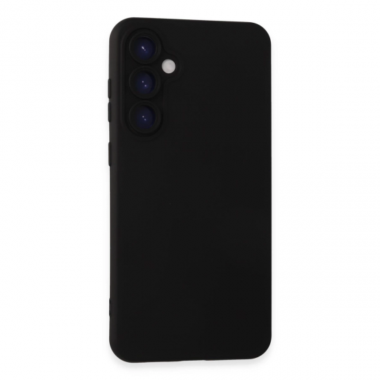 Newface Samsung Galaxy S24 Kılıf Nano İçi Kadife Silikon - Siyah