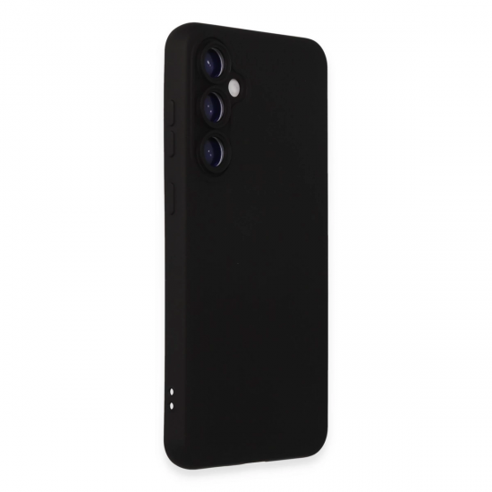 Newface Samsung Galaxy S24 Kılıf Nano İçi Kadife Silikon - Siyah