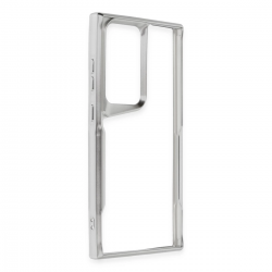 Newface Samsung Galaxy S24 Ultra Kılıf Boyi Silikon Kapak - Gümüş Newface Samsung Galaxy S24 Ultra Kılıf Boyi Silikon Kapak - Gümüş