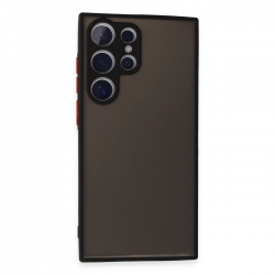 Newface Samsung Galaxy S24 Ultra Kılıf Montreal Silikon Kapak - Siyah