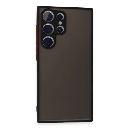 Newface Samsung Galaxy S24 Ultra Kılıf Montreal Silikon Kapak - Siyah