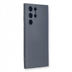 Newface Samsung Galaxy S24 Ultra Kılıf Nano İçi Kadife Silikon - Gri Newface Samsung Galaxy S24 Ultra Kılıf Nano İçi Kadife Silikon - Gri