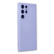 Newface Samsung Galaxy S24 Ultra Kılıf Nano İçi Kadife Silikon - Lila