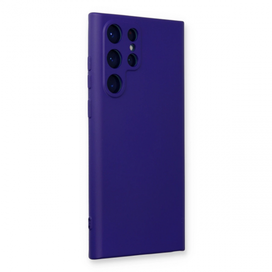 Newface Samsung Galaxy S24 Ultra Kılıf Nano İçi Kadife Silikon - Mor