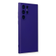 Newface Samsung Galaxy S24 Ultra Kılıf Nano İçi Kadife Silikon - Mor