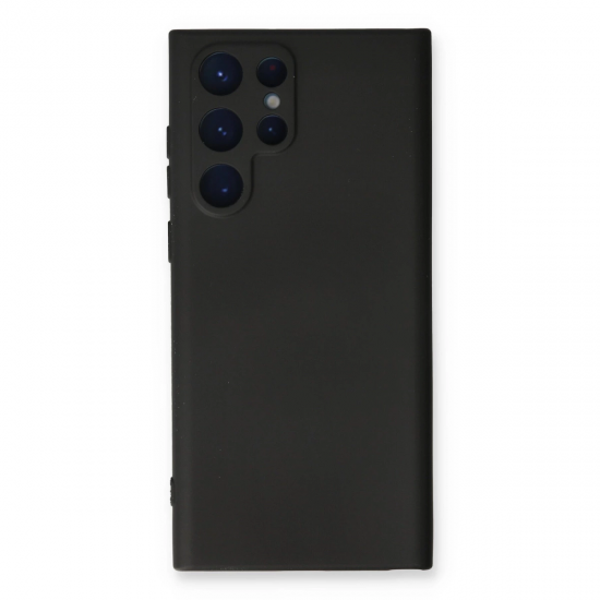 Newface Samsung Galaxy S24 Ultra Kılıf Nano İçi Kadife Silikon - Siyah