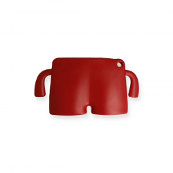 Newface Samsung Galaxy Tab A9 Kılıf Karakter Tablet Silikon - Kırmızı