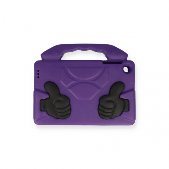 Newface Samsung Galaxy Tab A9 Kılıf Like Stantlı Tablet Silikon - Mor