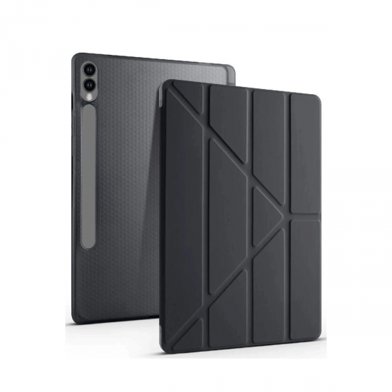 Newface Samsung Galaxy X610 Tab S9 Fe Plus 12.4 Kılıf Kalemlikli Mars Tablet Kılıfı - Siyah