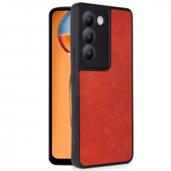 Newface Vivo V30 Lite 4g Kılıf Aras Deri Kapak - Kırmızı Newface Vivo V30 Lite 4g Kılıf Aras Deri Kapak - Kırmızı