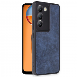 Newface Vivo V30 Lite 4g Kılıf Aras Deri Kapak - Lacivert Newface Vivo V30 Lite 4g Kılıf Aras Deri Kapak - Lacivert