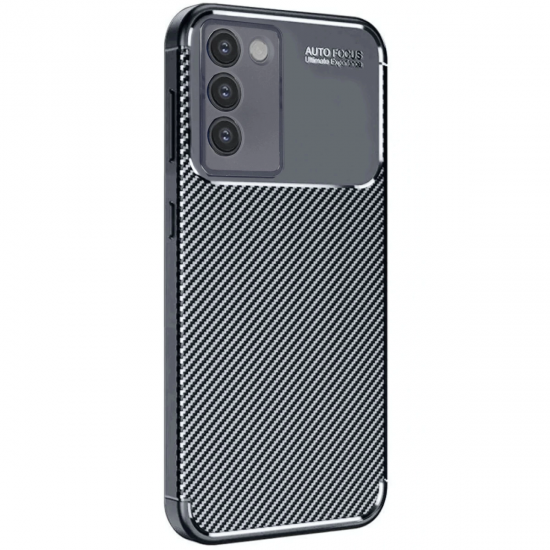 Newface Vivo V30 Lite 4g Kılıf Auto Focus Karbon Kapak - Siyah