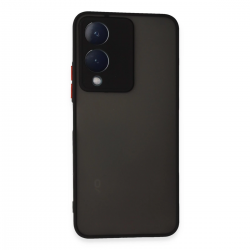 Newface Vivo Y17s Kılıf Montreal Silikon Kapak - Siyah