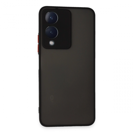 Newface Vivo Y17s Kılıf Montreal Silikon Kapak - Siyah