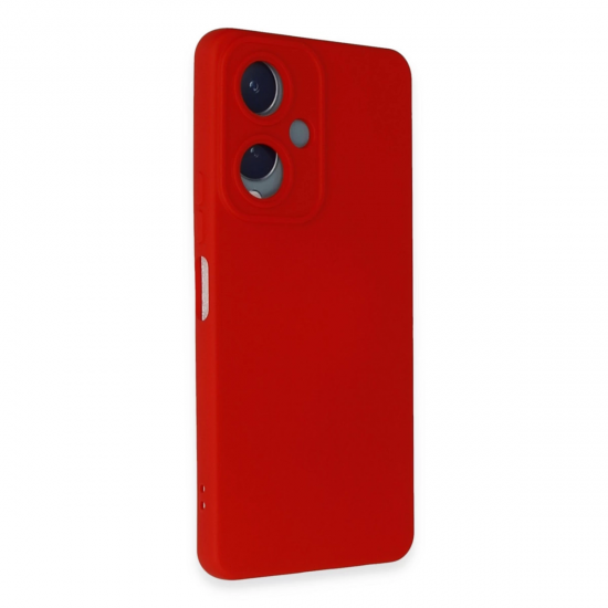 Newface Vivo Y17s Kılıf Nano İçi Kadife Silikon - Kırmızı