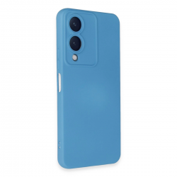 Newface Vivo Y17s Kılıf Nano İçi Kadife Silikon - Mavi Newface Vivo Y17s Kılıf Nano İçi Kadife Silikon - Mavi