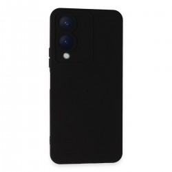 Newface Vivo Y17s Kılıf Nano İçi Kadife Silikon - Siyah Newface Vivo Y17s Kılıf Nano İçi Kadife Silikon - Siyah