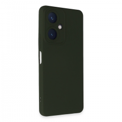Newface Vivo Y27 Kılıf Nano İçi Kadife Silikon - Koyu Yeşil Newface Vivo Y27 Kılıf Nano İçi Kadife Silikon - Koyu Yeşil