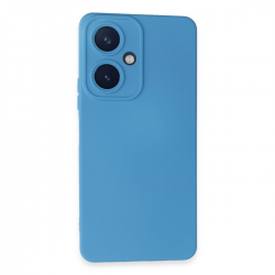 Newface Vivo Y27 Kılıf Nano İçi Kadife Silikon - Mavi