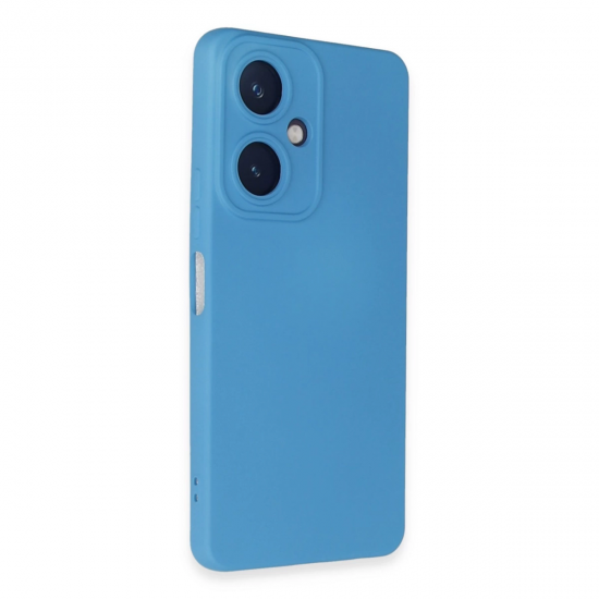 Newface Vivo Y27 Kılıf Nano İçi Kadife Silikon - Mavi