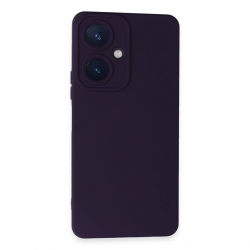 Newface Vivo Y27 Kılıf Nano İçi Kadife Silikon - Mor