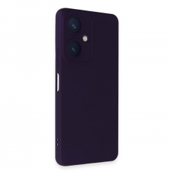 Newface Vivo Y27 Kılıf Nano İçi Kadife Silikon - Mor