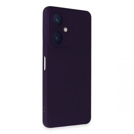 Newface Vivo Y27 Kılıf Nano İçi Kadife Silikon - Mor