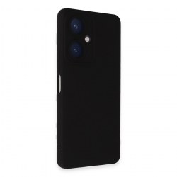 Newface Vivo Y27 Kılıf Nano İçi Kadife Silikon - Siyah