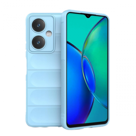 Newface Vivo Y27 Kılıf Optimum Silikon - Sky Blue
