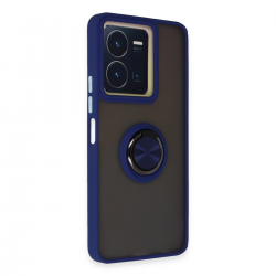 Newface Vivo Y36 Kılıf Montreal Yüzüklü Silikon Kapak - Lacivert Newface Vivo Y36 Kılıf Montreal Yüzüklü Silikon Kapak - Lacivert