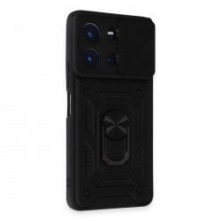 Newface Vivo Y36 Kılıf Pars Lens Yüzüklü Silikon - Siyah Newface Vivo Y36 Kılıf Pars Lens Yüzüklü Silikon - Siyah