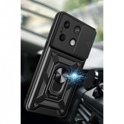 Newface Xiaomi Poco M6 Pro 4g Kılıf Pars Lens Yüzüklü Silikon - Yeşil Newface Xiaomi Poco M6 Pro 4g Kılıf Pars Lens Yüzüklü Silikon - Yeşil