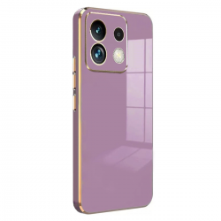 Newface Xiaomi Poco M6 Pro 4g Kılıf Volet Silikon - Mor