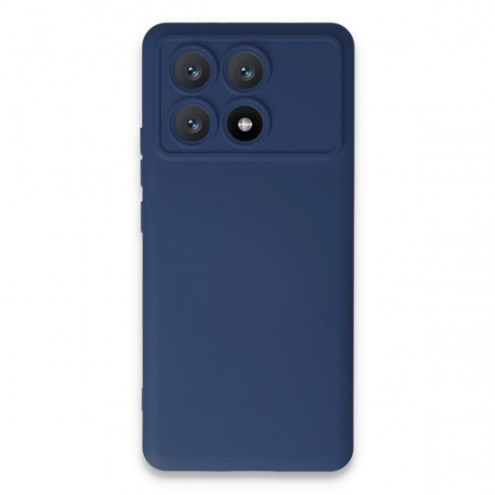 Newface Xiaomi Poco X6 Pro Kılıf Nano İçi Kadife Silikon - Lacivert