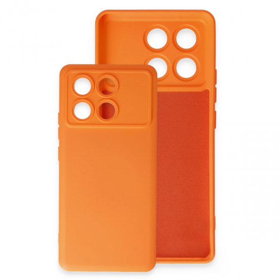 Newface Xiaomi Poco X6 Pro Kılıf Nano İçi Kadife Silikon - Mor