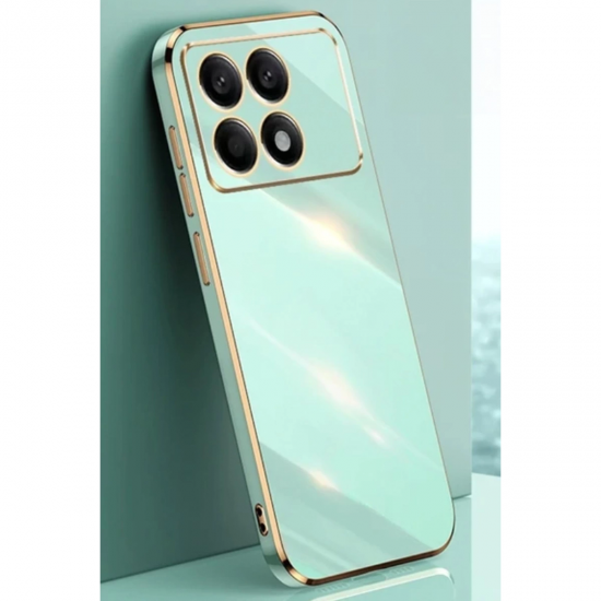 Newface Xiaomi Poco X6 Pro Kılıf Volet Silikon - Açık Yeşil