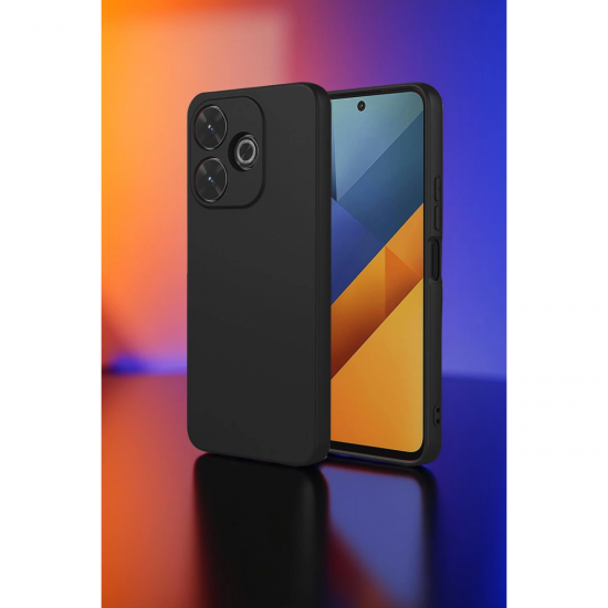 Newface Xiaomi Redmi 13 4g Kılıf Nano İçi Kadife Silikon - Pudra