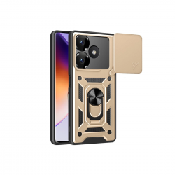 Newface Xiaomi Redmi 13 4g Kılıf Pars Lens Yüzüklü Silikon - Gold Newface Xiaomi Redmi 13 4g Kılıf Pars Lens Yüzüklü Silikon - Gold