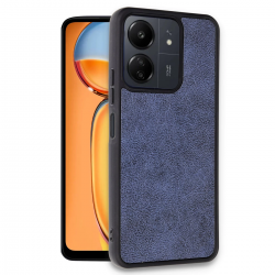 Newface Xiaomi Redmi 13c Kılıf Aras Deri Kapak - Lacivert Newface Xiaomi Redmi 13c Kılıf Aras Deri Kapak - Lacivert